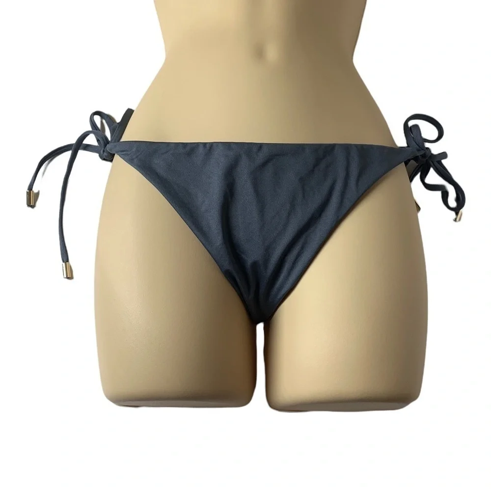 Monday Swimwear Le Marais bikini bottom in Storm Blue size small NWT